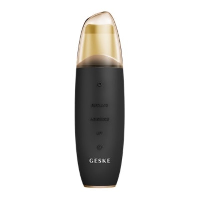 GESKE MicroCurrent Skin Scrubber & Blackhead Remover  9 in 1 Gray