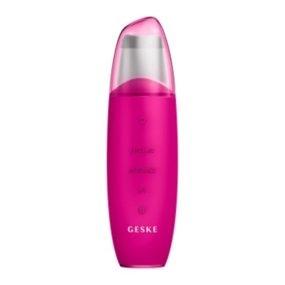 GESKE MicroCurrent Skin Scrubber & Blackhead Remover  9 in 1 Magenta