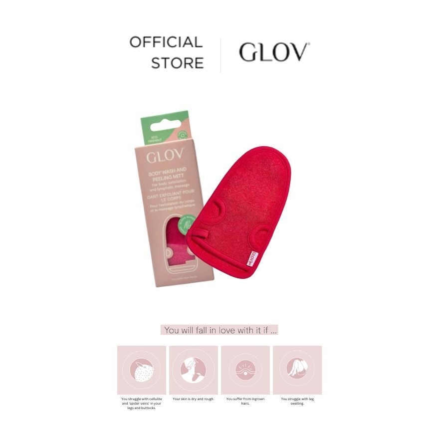 "GL00011769 GLOV Skin Smoothing Pink INT W5 11769 "