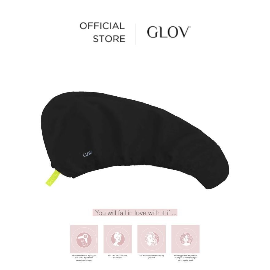 "GL00043700 GLOV Hair Wrap Sport Black INT W5 43700 "