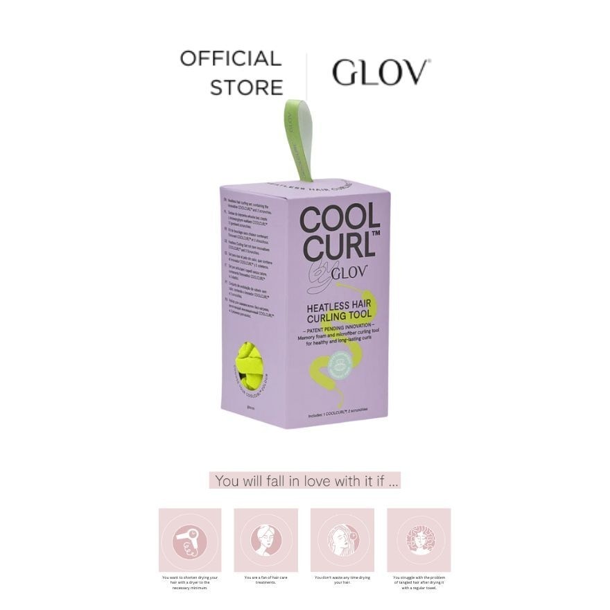 GL00043335 GLOV Cool Curl Lime INT W5 43335