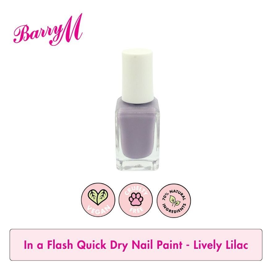 In A Flash Quick Dry Nail Paint Lively Lilac