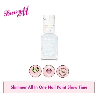 BARRY M Shimmer All In One Nail Paint Show Time