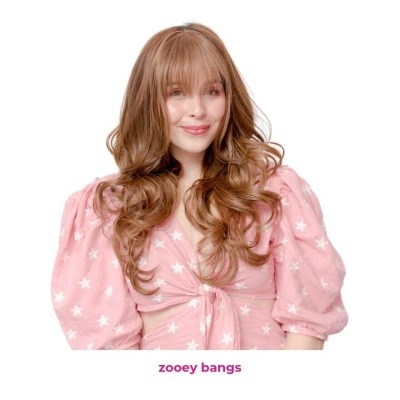 TOKYO POSH TOKYO POSH ZOOEY Human Hair Clipon BANGS Espresso