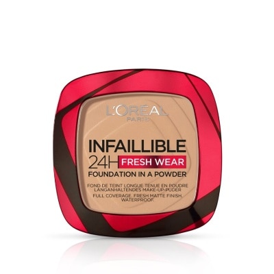 LOREAL - Infallible 24HR Fresh Wear Powder Foundation 140 Golden Beige