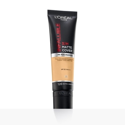 LOREAL - Infallible 24H Matte Cover Liquid Foundation 128 Natural Buff