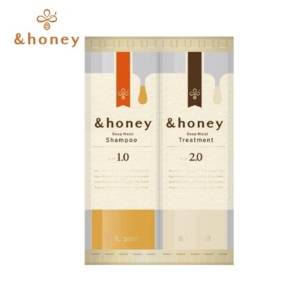 ANDHONEY - Deep Moist Shampoo 1.0 10g  & Treatment 2.0 10ml