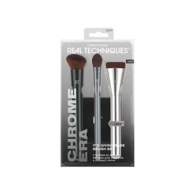 REAL TECHNIQUES Chrome Era It's Giving Base Brush Set