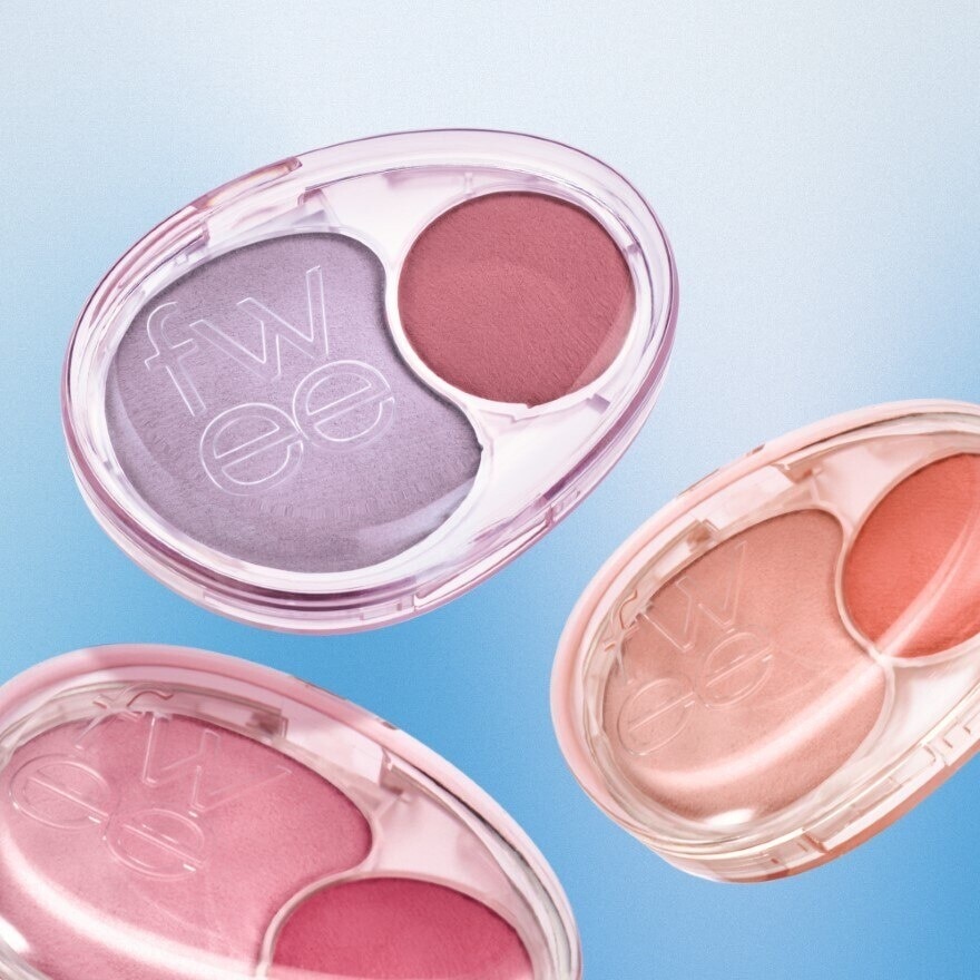 Mellow Dual Blush Rs01 Rosy Talk