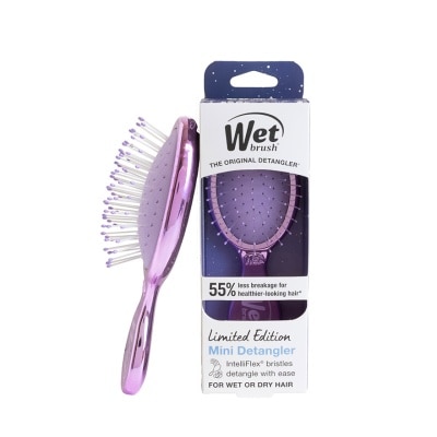 WET BRUSH Mini Detangler Festive Finish Purple 16g image