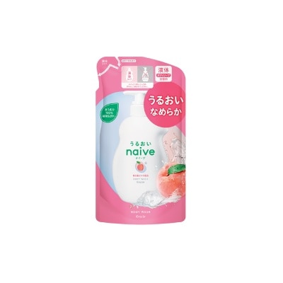KRACIE - Naive Body Wash X (Peach) Refill 360ml