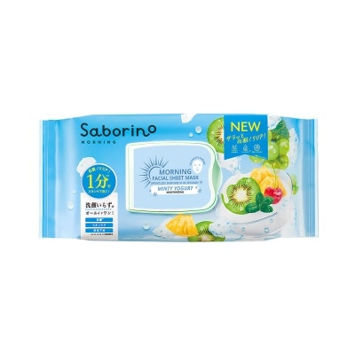 SABORINO - Morning Facial Sheet Mask Minty Yogurt (28 sheets)