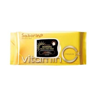 SABORINO - Morning Facial Sheet Mask Premium Vitamin C (30 sheets)
