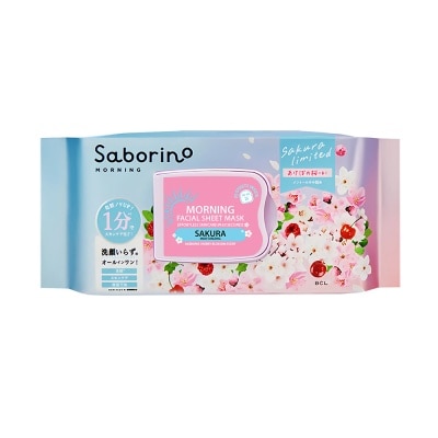 SABORINO - Morning Facial Sheet Mask N Sakura