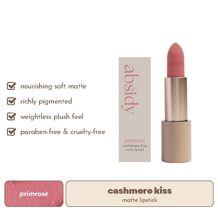 Cashmere Kiss Matte Lipstick Primrose