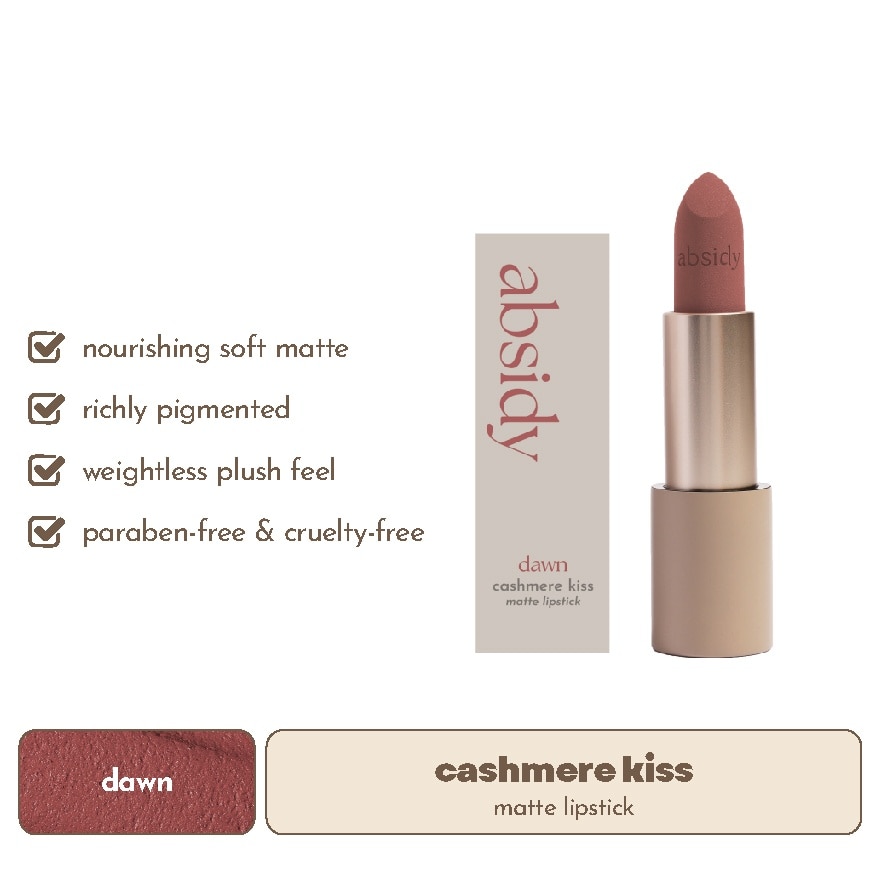 Cashmere Kiss Matte Lipstick Dawn