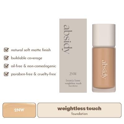 ABSIDY Beauty Base Weightless Touch Foundation 2NW