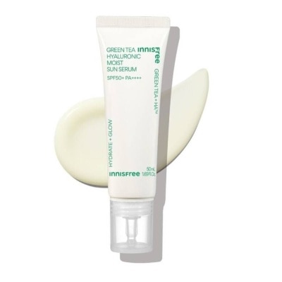 INNISFREE - INNISFREE GREEN TEA HYALURONIC MOIST SUN SERUM NB 50ML