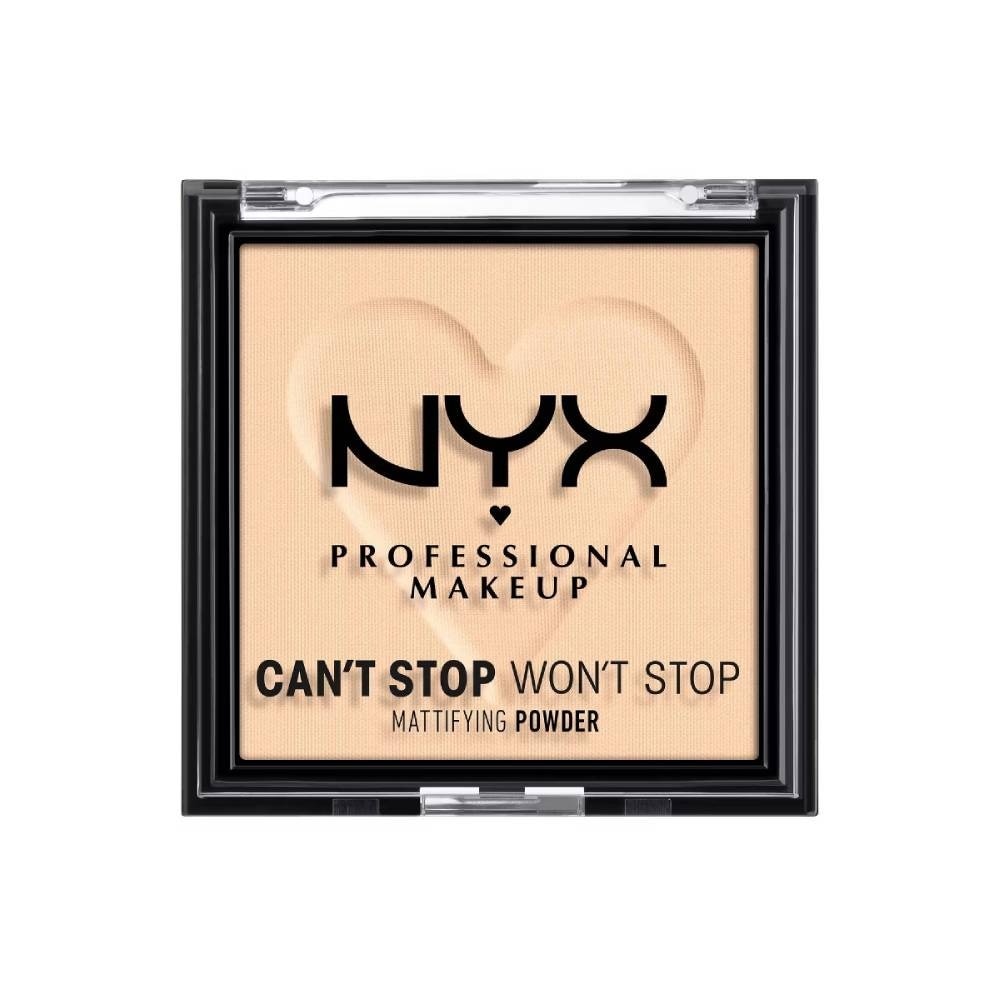 Can't Stop Won't Stop Mattifying Pressed Powder - Light 6g image