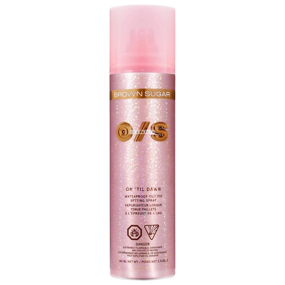 On 'Til Dawn Waterproof Glitter Setting Spray - Brown Sugar 143ml. image
