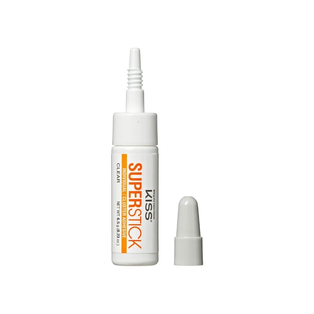 KISS SUPERSTICK CLUSTER LASH ADH CLEAR