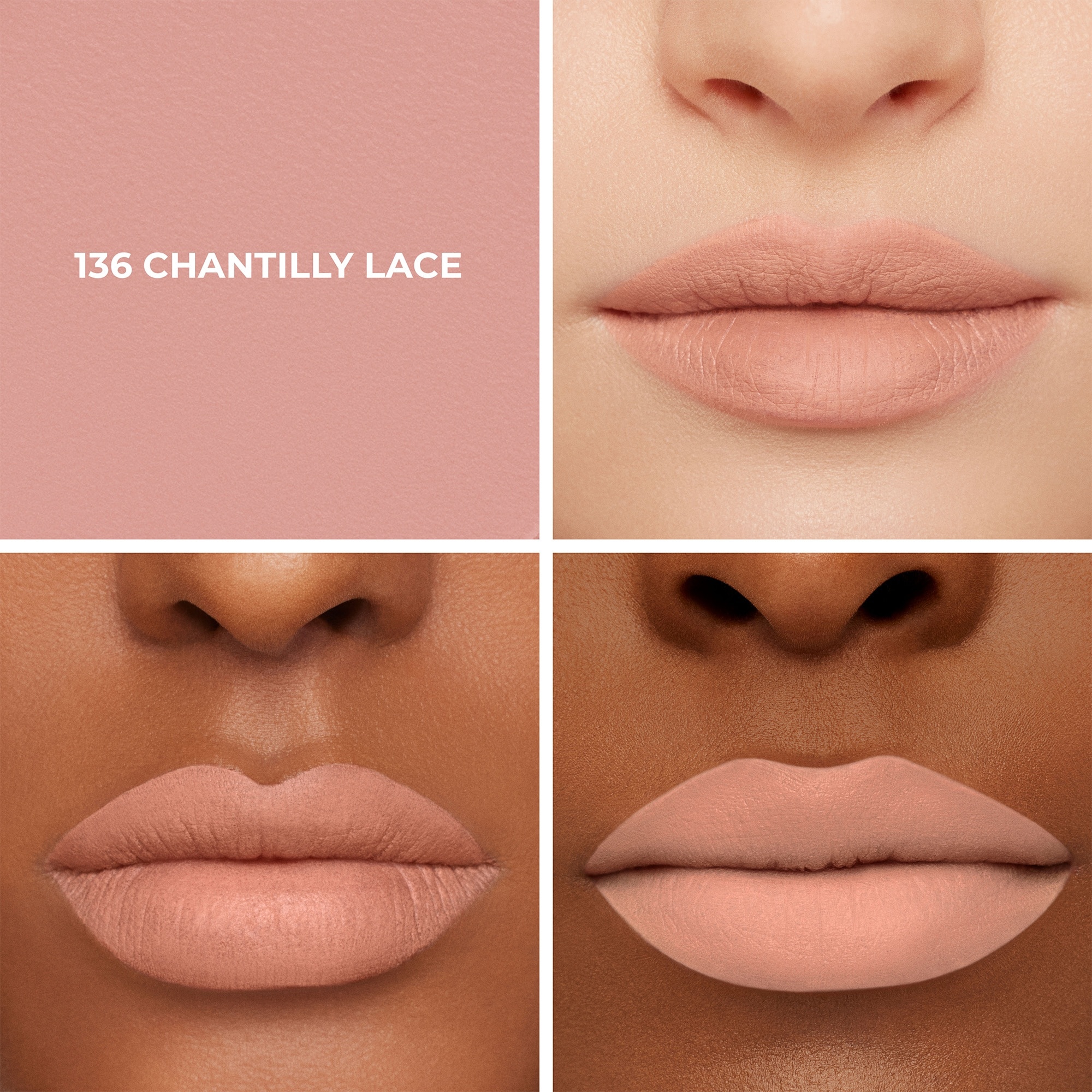 Caviar Smoothing Matte Lipstick 3.8g - 136 Chantilly Lace image