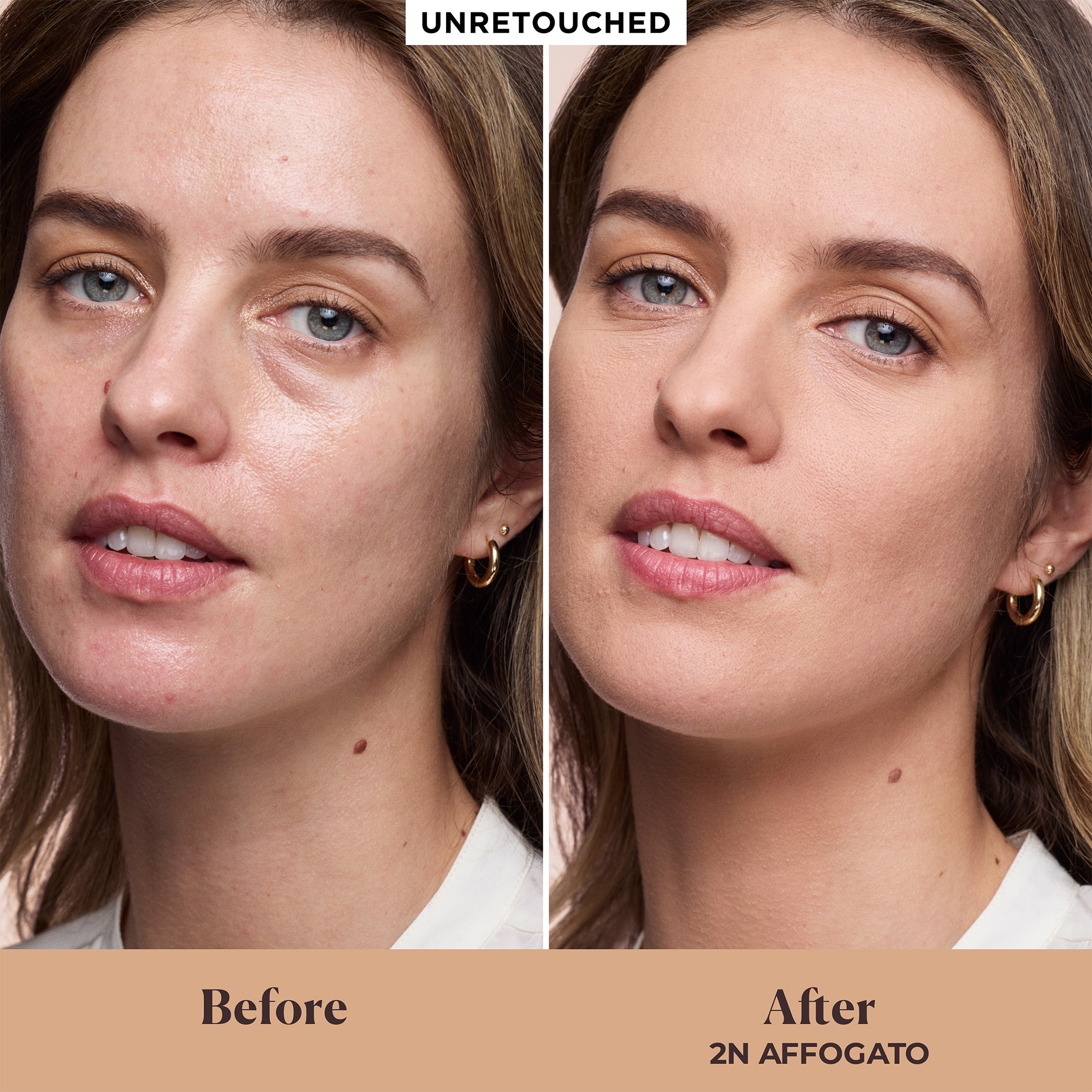 Real Flawless Feather Matte Powder Foundation - 2N Affogato image