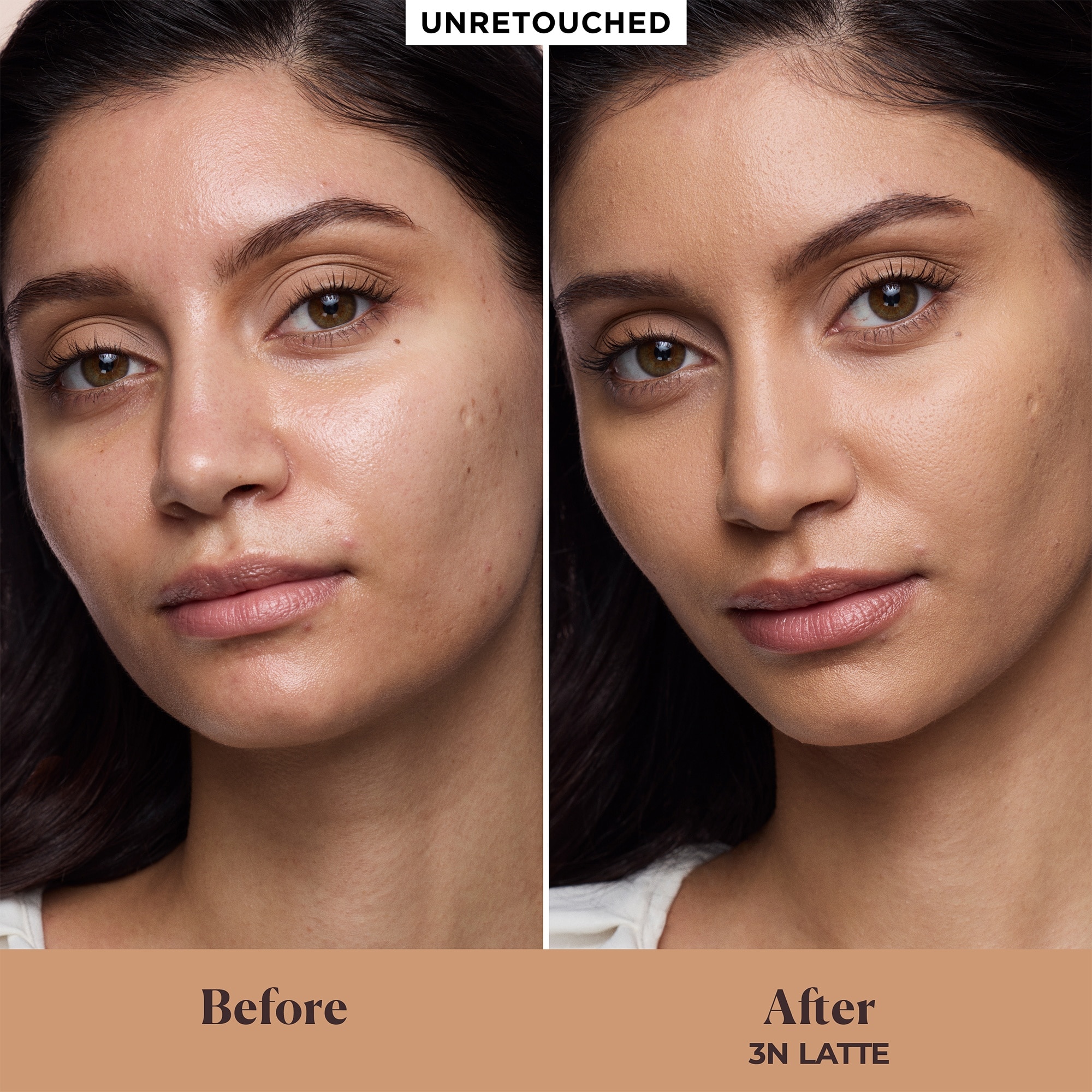Real Flawless Feather Matte Powder Foundation - 3N Latte image