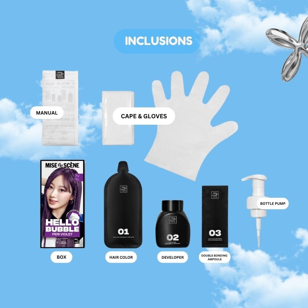 HELLO BUBBLE Peri Violet 100g
