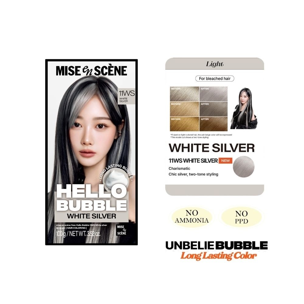 HELLO BUBBLE White Silver 100g