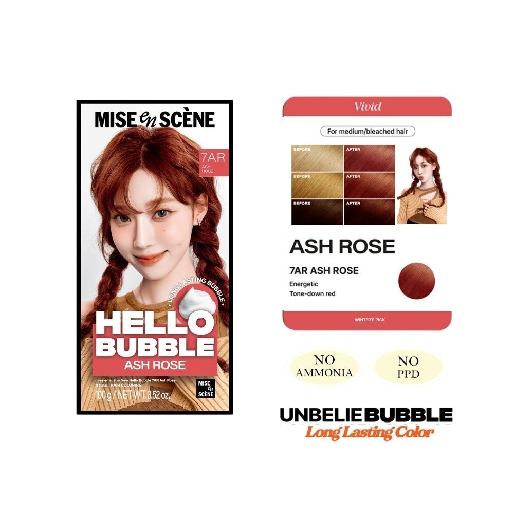 HELLO BUBBLE Ash Rose 100g