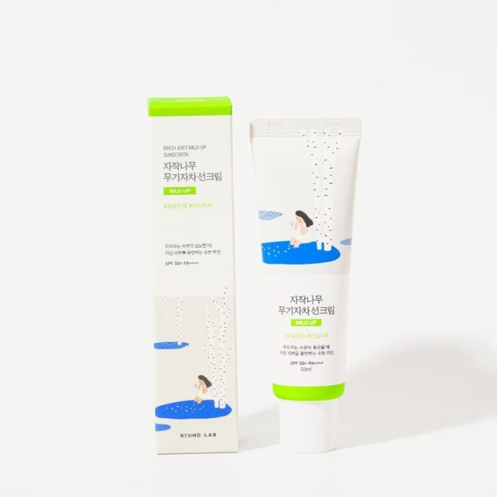 ROUND LAB Birch Juice Moisturizing Mild Up Sunscreen 50ml