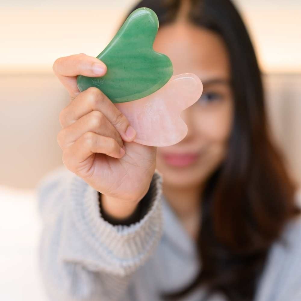 GUA SHA ROSE QUARTZ